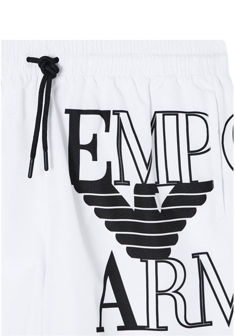 Costume da bagno con logo oversize e coulisse EMPORIO ARMANI | EM000583 AF20434U0002